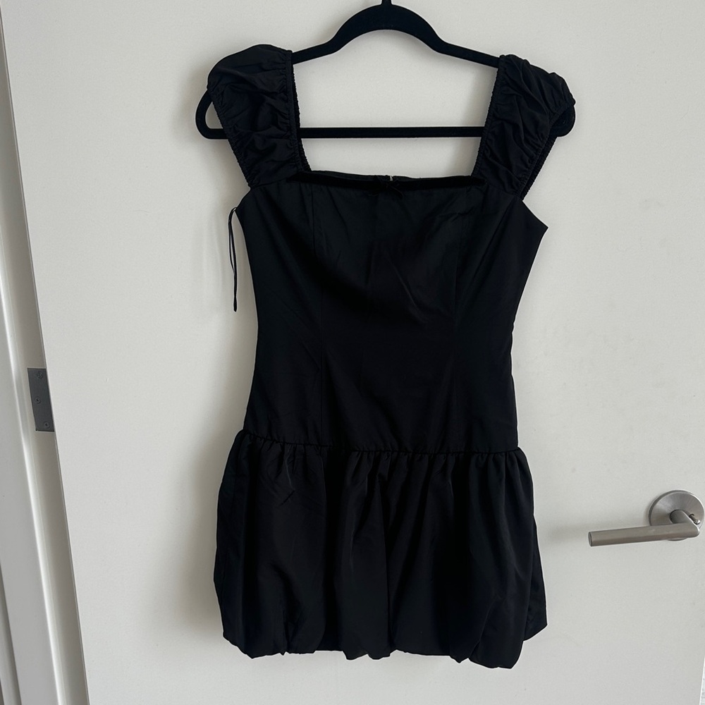 Wayf Black Mini Dress